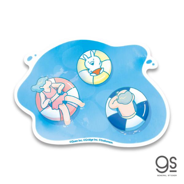 うさぎゅーん サマータイム うきわ キャラクターステッカー コラボ Summertime Tiktok 配信 ストリーミング うさぎ イラスト Usg001 Gs 公式グッズ Usg 001 ゼネラルステッカー 通販 Yahoo ショッピング