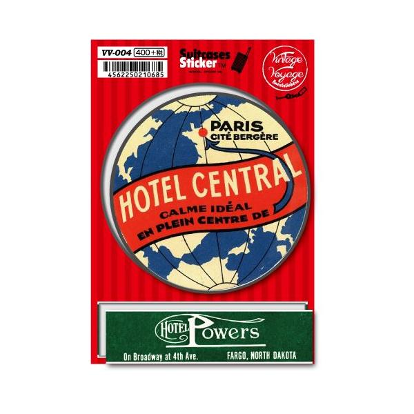 VV004 Vintage Voyage04 スーツケースステッカー ヴィンテージシリーズ