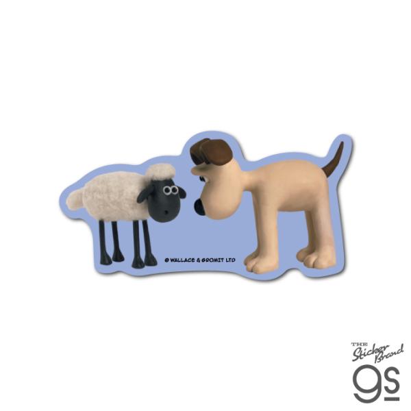 ウォレスとグルミット ダイカットステッカー にらめっこ アニメ 映画