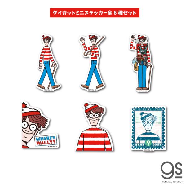 全6種セット ウォーリー ダイカットミニステッカー 大人買い セット