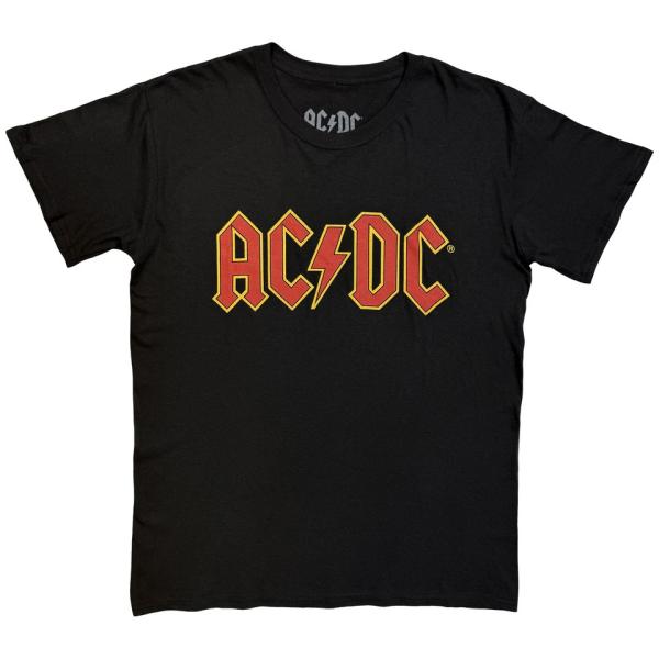 【公式新品】AC/DC - LOGO BLACK acdc Tシャツ