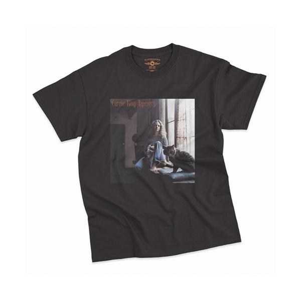 公式新品】CAROLE KING - TAPESTRY BLACK GILDAN HEAVY COTTON