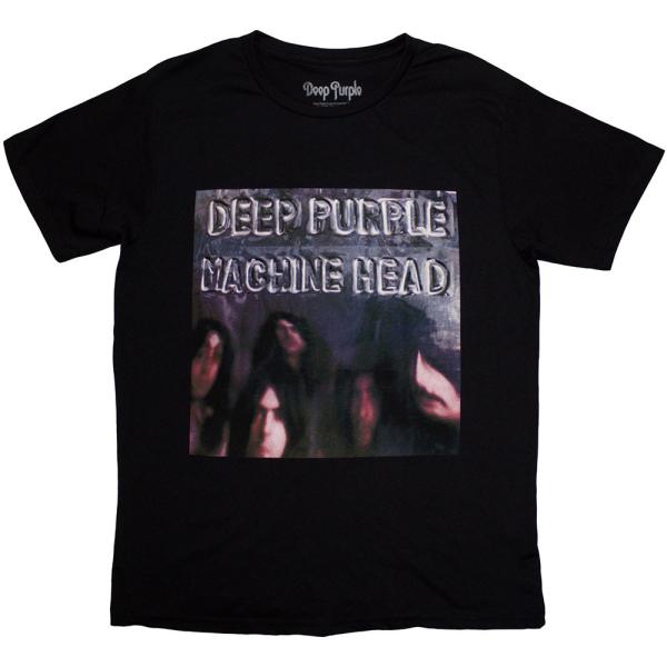 【公式新品】DEEP PURPLE - MACHINE HEAD ALBUM COVER BLACK ディープパープル Tシャツ