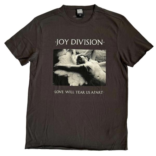 【公式新品 / AMPLIFIED】JOY DIVISION - LOVE WILL TEAR US APART CHARCOAL ジョイディヴィジョン Tシャツ