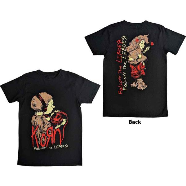 ROCK OFF 【公式新品】KORN - FOLLOW THE LEADER (Back Print) kornT
