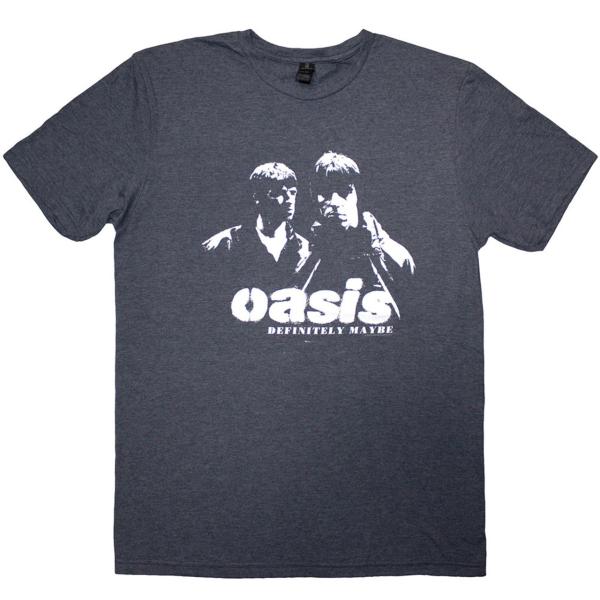 Oasis ロゴプリント Tシャツ Mサイズ ネイビー Oasis / オアシス - Maine Road Event Logo Tシャツ(ネイビー