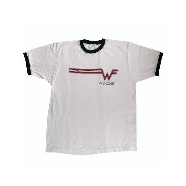 公式新品】WEEZER - STRIPED LOGO ウィーザーTシャツ : BELLBOTTOMS