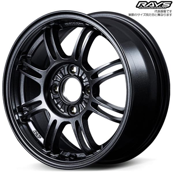 レイズ A-LAP (6XZ) 1本 14×6.0J+28 4H 100 φ65 軽自動車用 RAYS A LAP グラスブラック