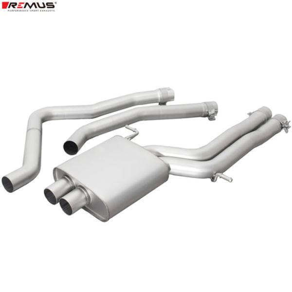 レムス センターマフラー RS7 4.0 V8 スポーツバック 4GCRDC　REMUS マフラー 正規品 送料無料(北海道・沖縄・離島除く)