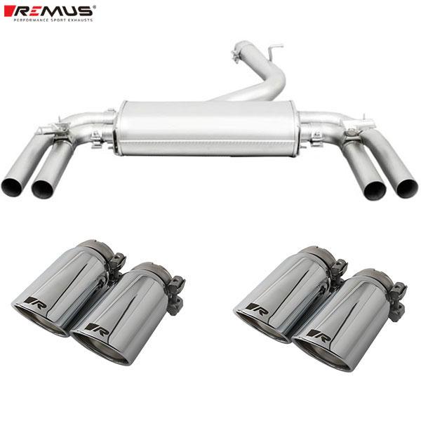 レムス マフラー S3 (8V) セダン 8VDJHL フェイスリフト REMUS マフラー 正規品 0046 55SR テールセット