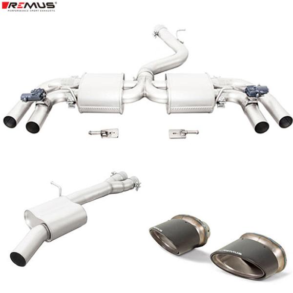 レムス マフラー RS3 (8V) スポーツバック2.5 8VCZGF　REMUS マフラー 正規品 送料無料(北海道・沖縄・離島除く)