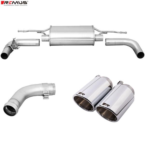 レムス マフラー TTクーペ/ロードスター FVCHH 2.0TFSI FF車用 S-Lineも装着可能　REMUS マフラー 正規品 送料無料(北海道・沖縄・
