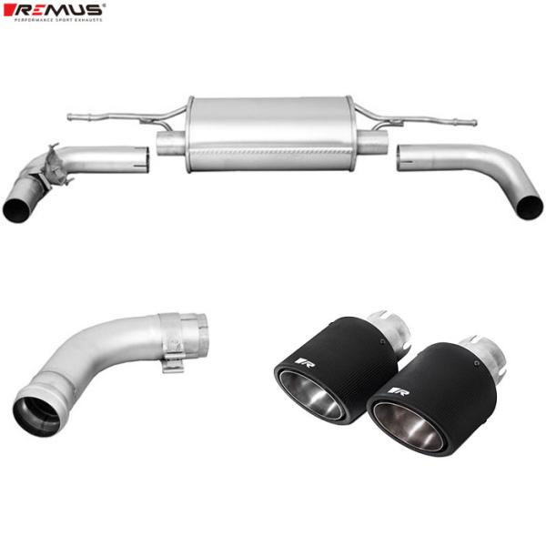 レムス マフラー TTクーペ/ロードスター FVCHH 2.0TFSI FF車用 S-Lineも装着可能　REMUS マフラー 正規品 送料無料(北海道・沖縄・