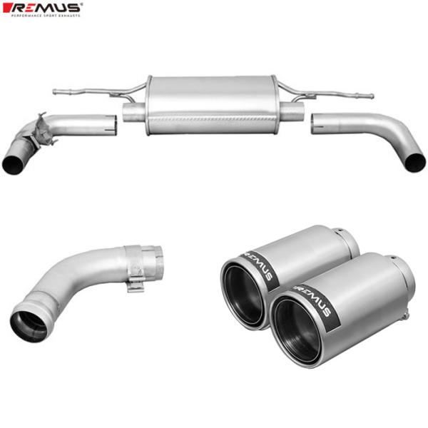 レムス マフラー TTクーペ/ロードスター FVCHH 2.0TFSI FF車用 S-Lineも装着可能　REMUS マフラー 正規品 送料無料(北海道・沖縄・