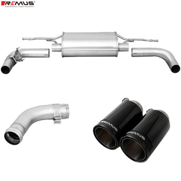 レムス マフラー TTクーペ/ロードスター FVCHH 2.0TFSI FF車用 S-Lineも装着可能　REMUS マフラー 正規品 送料無料(北海道・沖縄・
