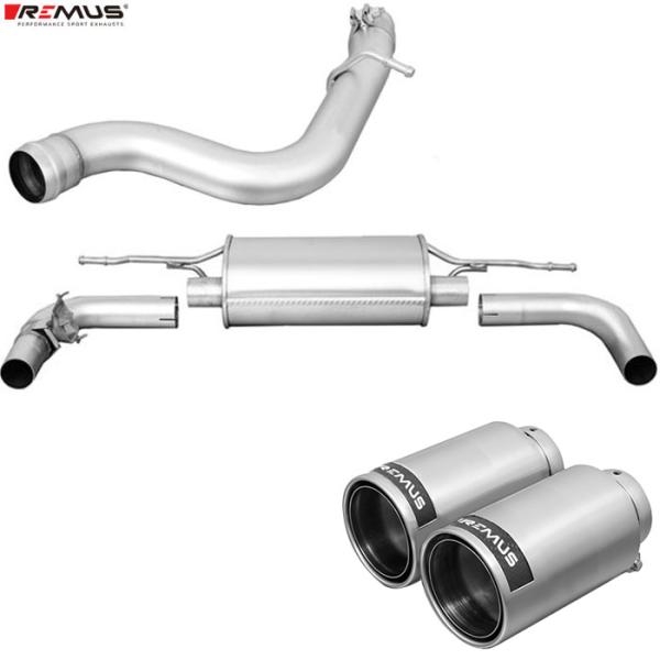 レムス マフラー TTクーペ/ロードスター FVCHHF 2.0TFSI クワトロ用 S-Line可　REMUS マフラー 正規品 送料無料(北海道・沖縄・離島