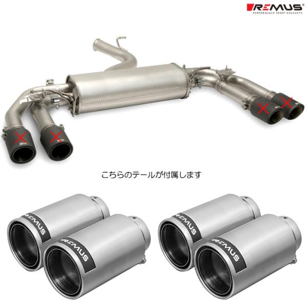 レムス マフラー アウディ S3 (8Y) スポーツバック GYDNFF REMUS マフラー 正規品 送料無料(北海道・沖縄・離島除く)