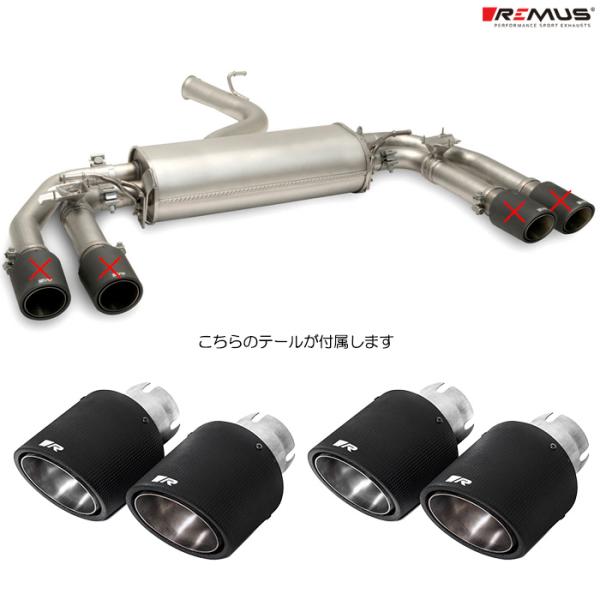 レムス マフラー アウディ S3 (8Y) スポーツバック GYDNFF REMUS マフラー 正規品 送料無料(北海道・沖縄・離島除く)