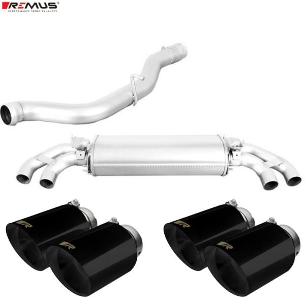 レムス マフラー S1 (8X) 8XCWZF 2.0TFSI クワトロ用 スポーツバック(5Dr)も可 REMUS マフラー 正規品 0046 70SGBR 