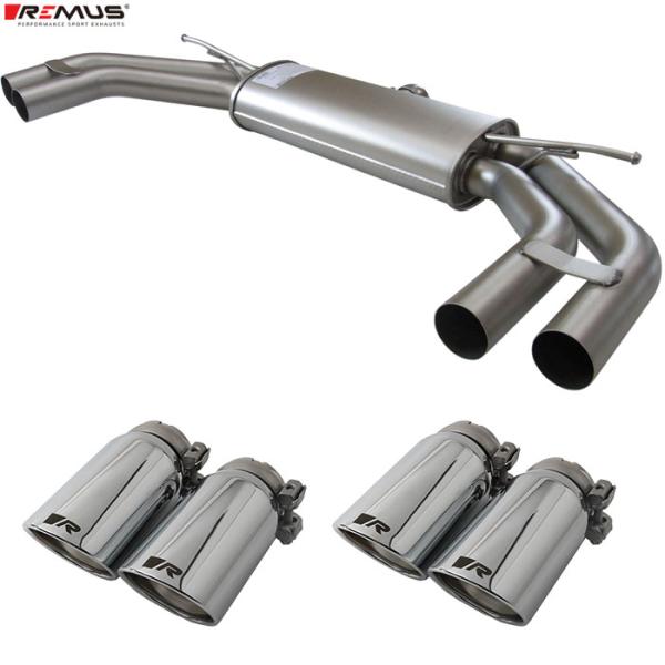 レムス マフラー A3 (8V) セダン 8VCXSL 1.4TFSI　REMUS マフラー 正規品 送料無料(北海道・沖縄・離島除く)