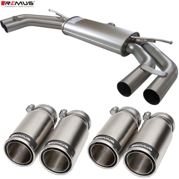 レムス マフラー A3 (8V) セダン 8VCXSL 1.4TFSI　REMUS マフラー 正規品 送料無料(北海道・沖縄・離島除く)