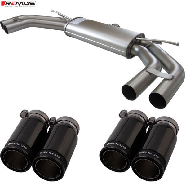 レムス マフラー A3 (8V) セダン 8VCXSL 1.4TFSI REMUS マフラー 正規品 0046 83CBR テールセット