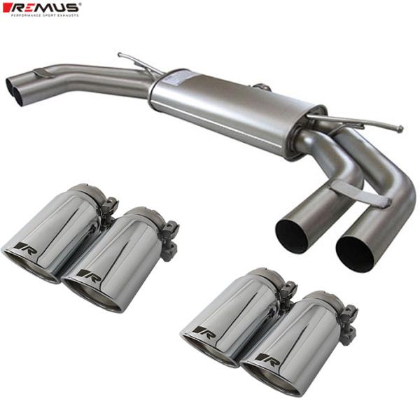 レムス マフラー A3 (8V) セダン 8VCJSL 1.8TFSI クワトロ　REMUS マフラー 正規品 送料無料(北海道・沖縄・離島除く)