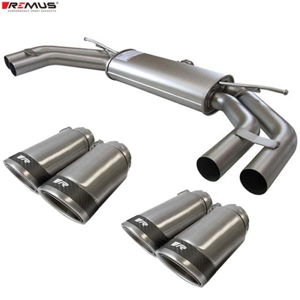 レムス マフラー A3 (8V) セダン 8VCJSL 1.8TFSI クワトロ REMUS マフラー 正規品 0046 83CSR テールセット
