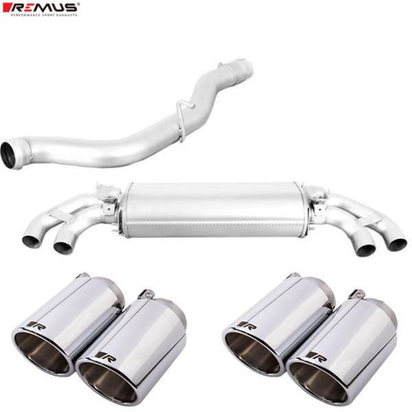 レムス マフラー S1 (8X) 8XCWZF 2.0TFSI クワトロ用 スポーツバック(5Dr)も可　REMUS マフラー 正規品 送料無料(北海道・沖縄・