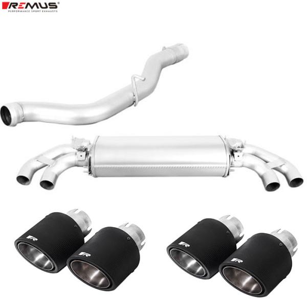 レムス マフラー S1 (8X) 8XCWZF 2.0TFSI クワトロ用 スポーツバック(5Dr)も可　REMUS マフラー 正規品 送料無料(北海道・沖縄・
