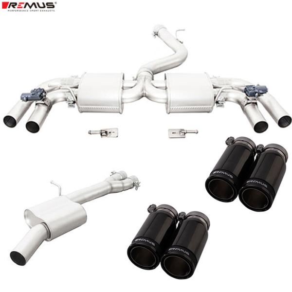 レムス マフラー RS3 (8V) スポーツバック 2.5 8VCZGF　REMUS マフラー 正規品 送料無料(北海道・沖縄・離島除く)