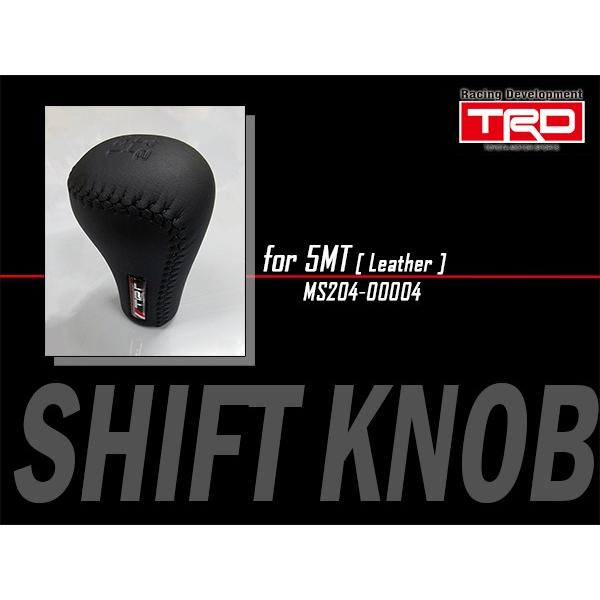 シフトノブ　ＴＲＤ TRD 本革巻きシフトノブ スプリンター AE92 87/5-89/5 MT車 在庫
