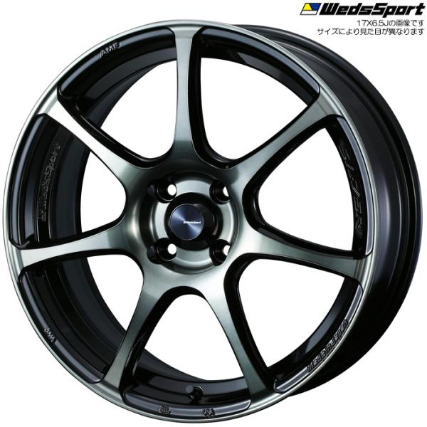 WedsSport SA-75R WBC 1本 16×6.5J+42 4H 100 ウェッズスポーツ ホイール SA75R ウォースブラッククリアー 73974