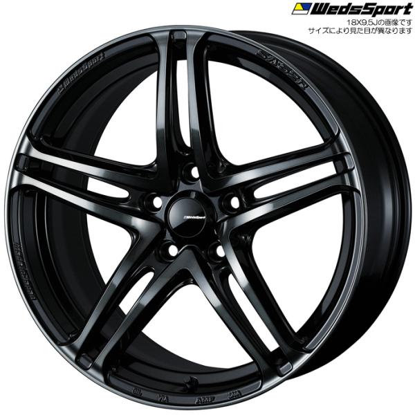 WedsSport SA-52R WBC 4本 17×7.0J+45 5H 100 φ65 ウェッズスポーツ ホイール SA-52R ウォースブラッククリアー 74831