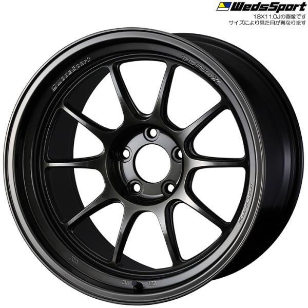 WedsSport TC105X DSR EJ-TITAN 4本 18×11.0J+15 5H 114.3 φ73 ウェッズスポーツ ホイール TC105X DSR  EJチタン 74745