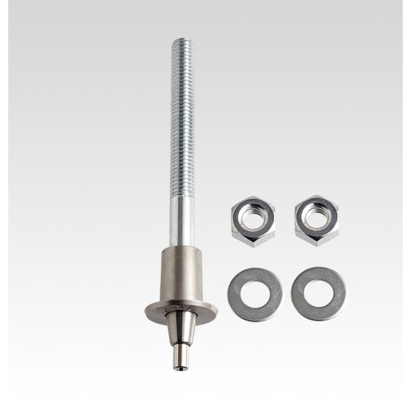 ワッシャーとナットが付属した天井埋め込みタイプのワイヤーグリップ。荒川技研(ARAKAWA)製品で店内ディスプレイ全般にご使用いただけます。