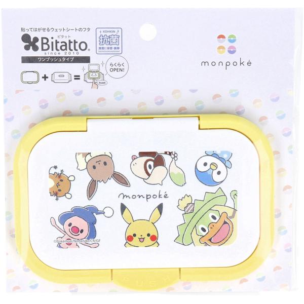 他サイト： まとめ得 ビタットプラス ウェットシートのフタ モンポケ 仲間 x [10個] /kの商品画像