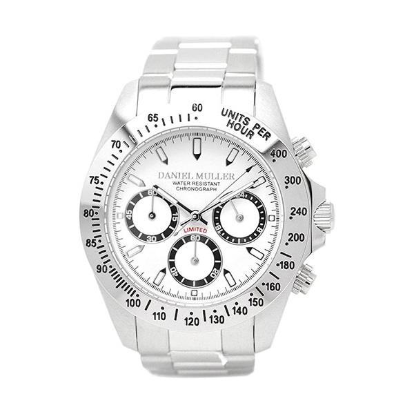 してもお ヤフオク Daniel Muller ダニエルミューラー 腕時計 クロ カジュアル