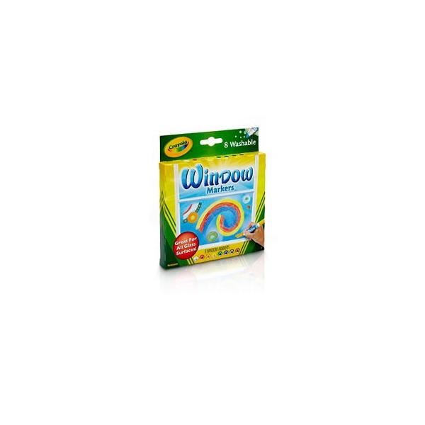 Crayola �N������ Window Markers 8 �E�C���h�E�}�[�J�[ 8�F 588165
