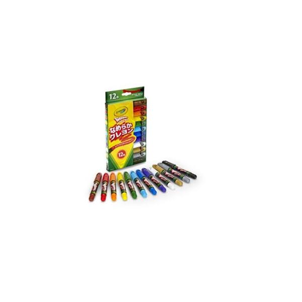 Crayola N Twistables Slick Stix Super-Smooth Crayons 12 cCX^u Ȃ߂炩N 12F 529512