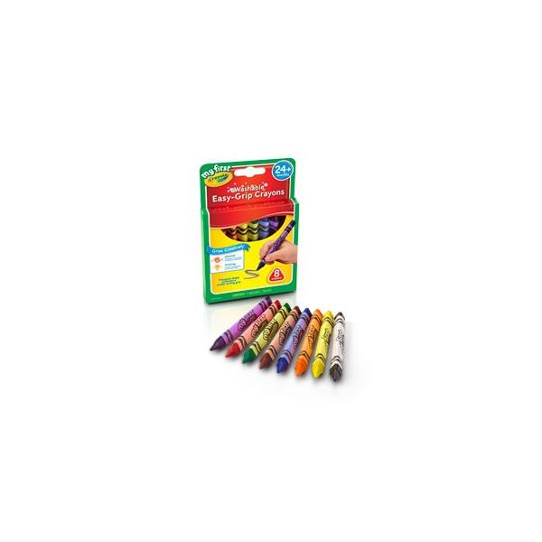 Crayola N My First Crayola Washable Easy-Grip Crayons 8 }Ct@[XgN 񂩂N 8F 811308