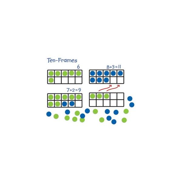 Learning Resources Giant Magnetic Ten-Frame Set }Olbg 10}Xt[Zbg LER 6644