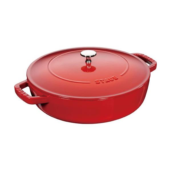 激安通販 staub ストウブ ブレイザー ソテーパン 24cm グレー