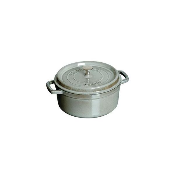 ストウブ staub ピコ ココット ラウンド 12cm グレー 40509-474 日本 