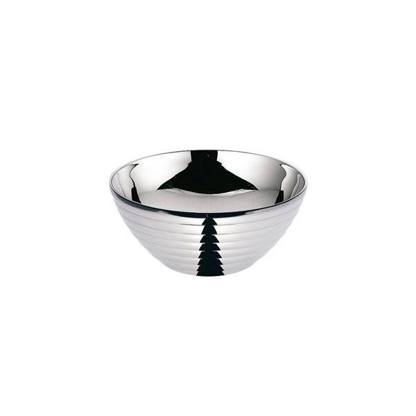 三宝産業 18-8 サラダボール ライン ダブル 二重中空構造 保温 保冷 23cm ステンレス
