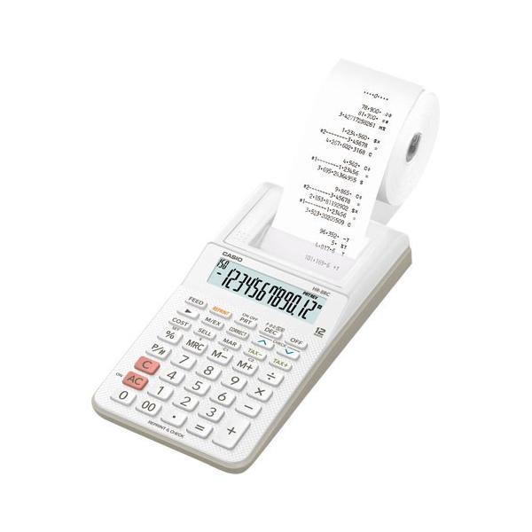 �J�V�I CASIO �v�����^�[�d�� �z���C�g HR-8RC-WE