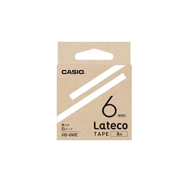 �J�V�I CASIO LatECO �l�ߑւ��p�e�[�v 6mm ���e�[�v ������ XB-6WE