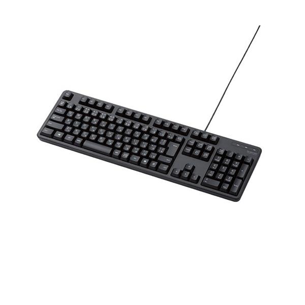 �G���R�� ELECOM �L���L�[�{�[�h �����u������ �t���T�C�Y �u���b�N TK-FCM104BK