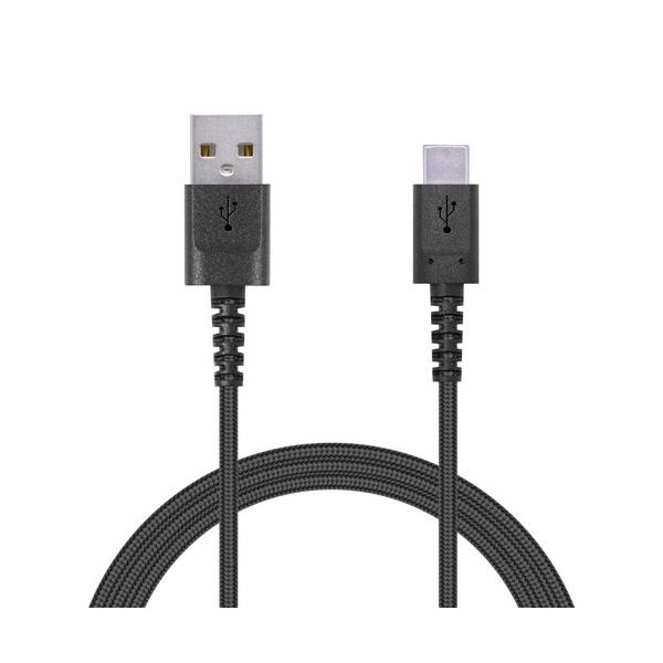 �G���R�� ELECOM ���ϋv �f�����ɂ��� USB�P�[�u�� �^�C�vC 1.2m �u���b�N�i���j USB�K�i�F�ؕi �}���[�d �ʐM�Ή� MPA-ACS12NBK