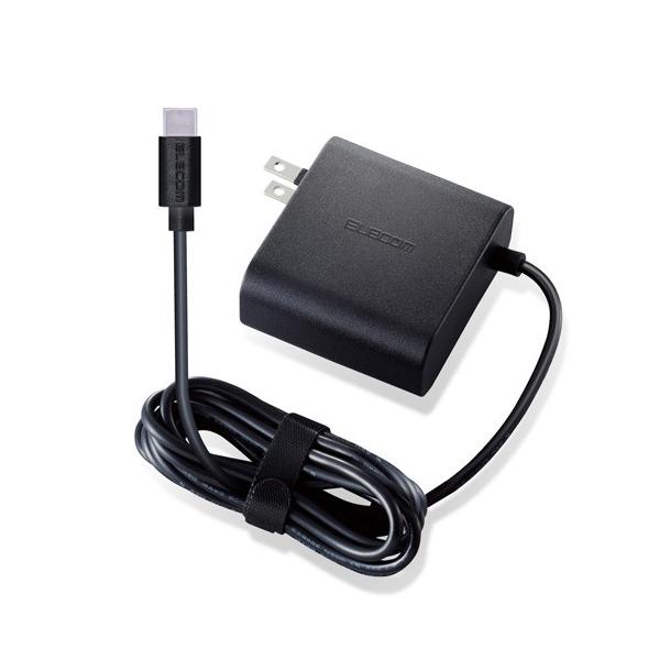 GR ELECOM m[gPCpACA_v^[ Type-C PDΉ 65W P[ǔ^ 2m ubN ACDC-PD0465BK
